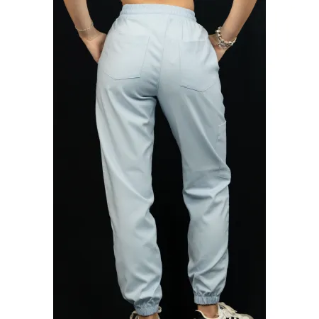 Spodnie medyczne SCRUBS MEDI TEDDY - LLEVANTI BABY BLUE